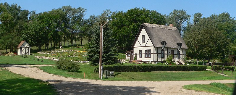 Small cottage in a countryside