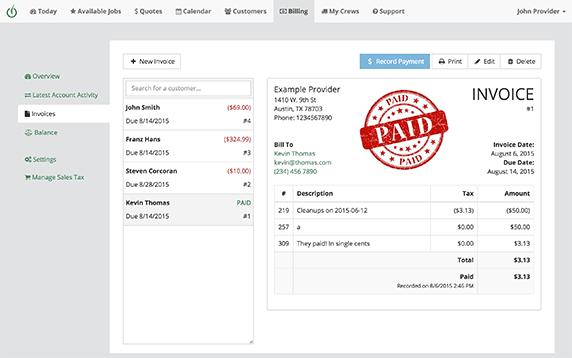 Easy invoices