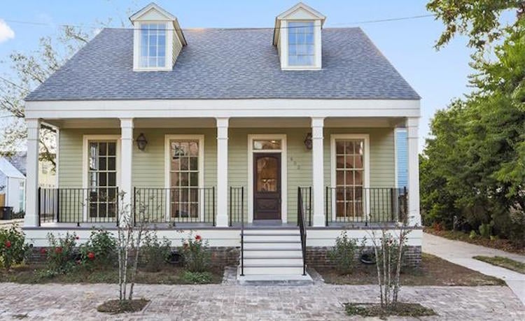 Front of a house in New Orleans