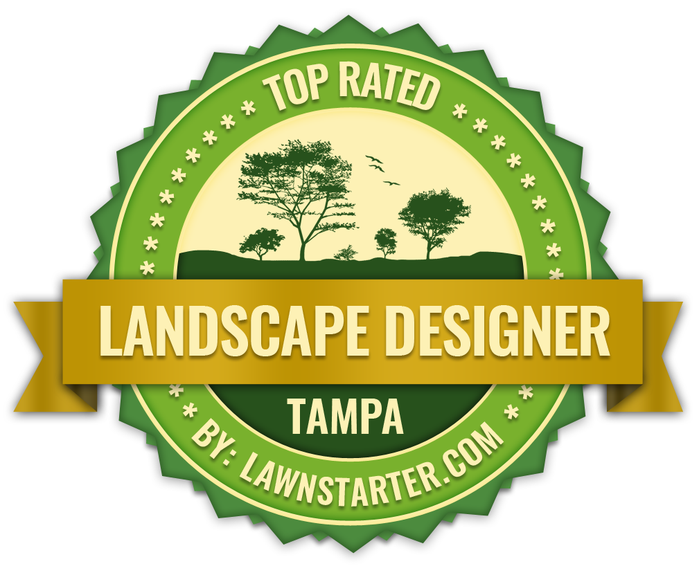 Top Rated Landscape Designer Tampa Badge