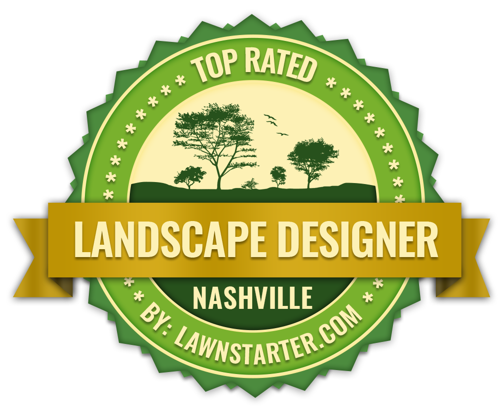 Top Rated Landscape Designer in Nashville, TN Award | LawnStarter