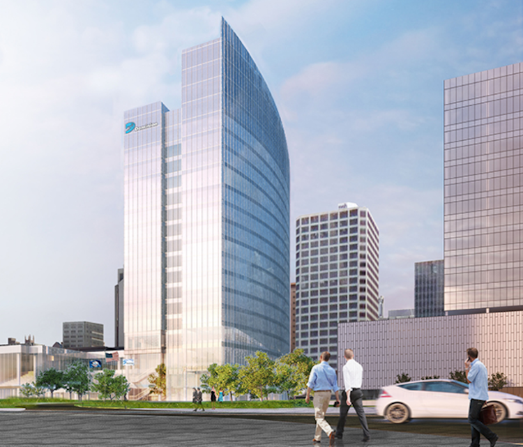 Rendered Drawing of Dominion Building