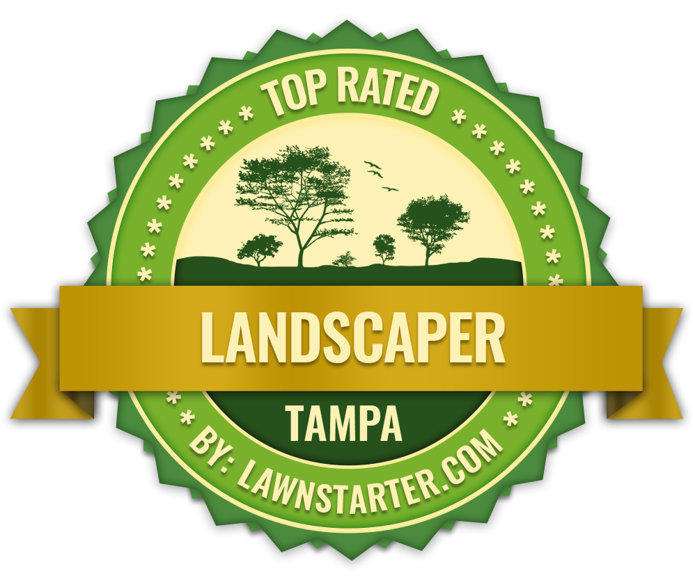 Top Rated Landscaper Tampa Badge