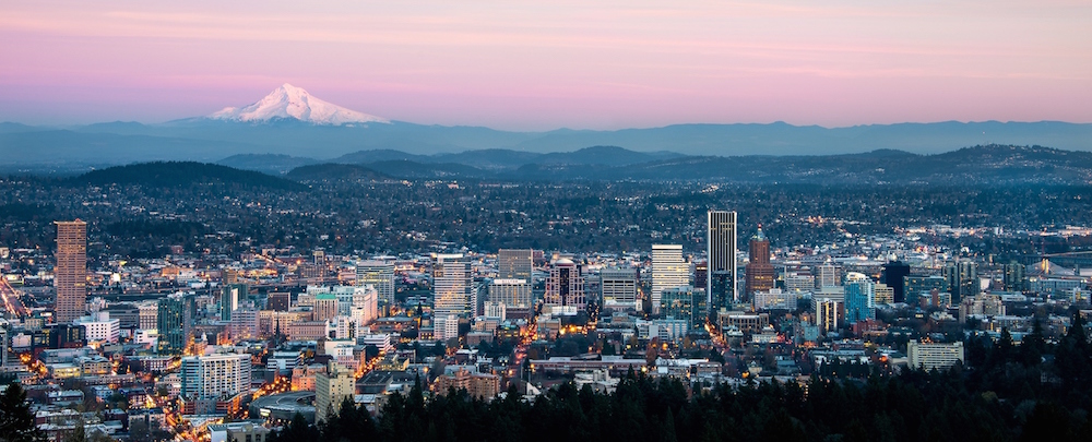 Portland Oregon skyline