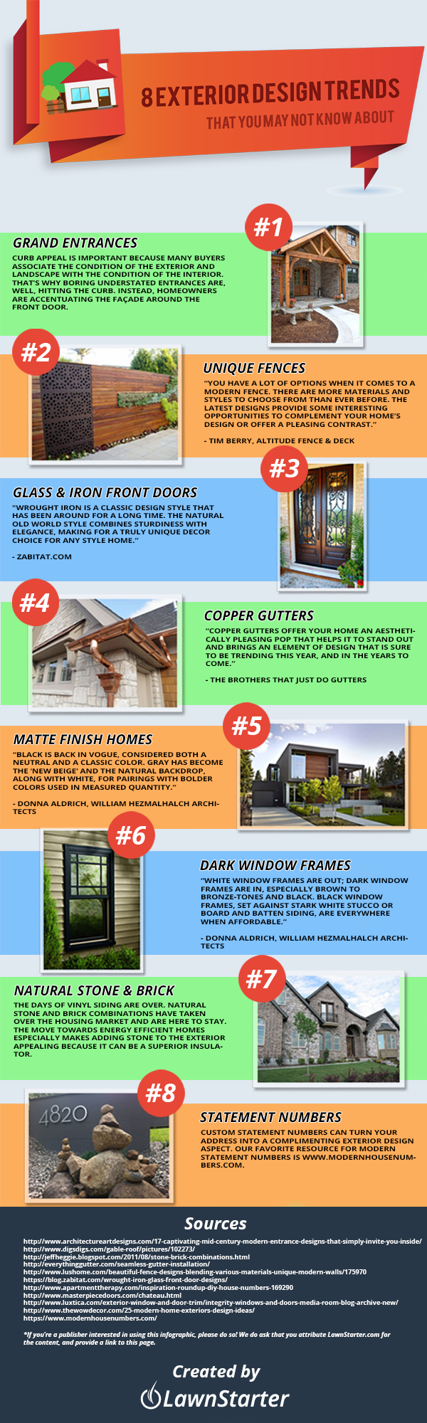 8 Exterior Design Trends That You May Not Know About [Infographic]