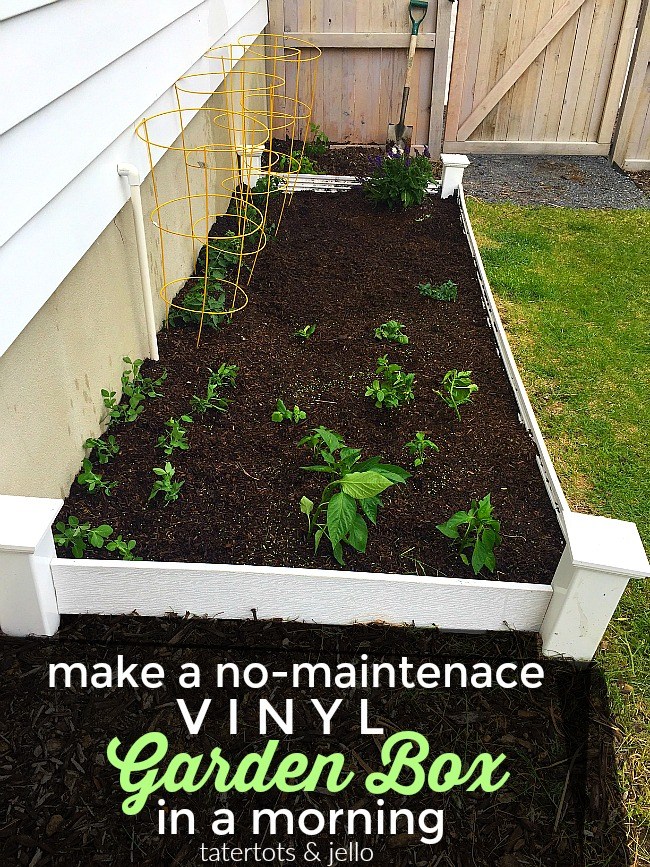 No-Maintenance Vinyl Garden Box