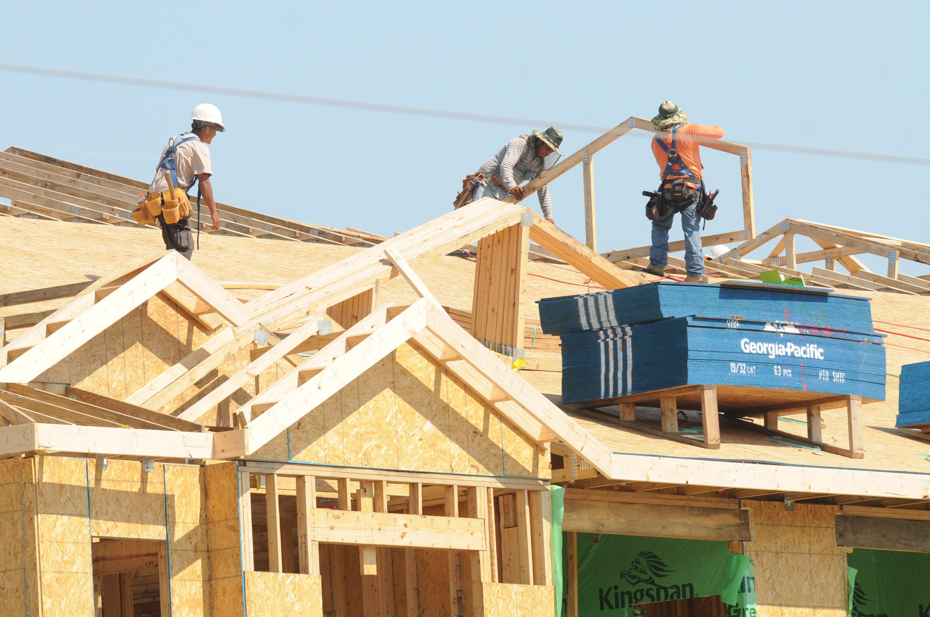 Residential construction in Brunswick County, North Carolina