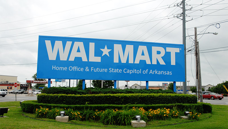 Wal-Mart headquarters is in Bentonville