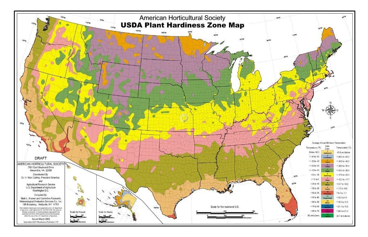 Understanding A Heat Zone Map For Gardening In Chicago Lawnstarter