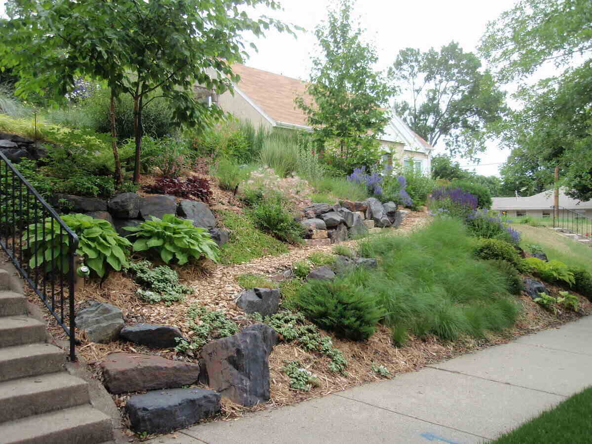 Slope landscape ideas