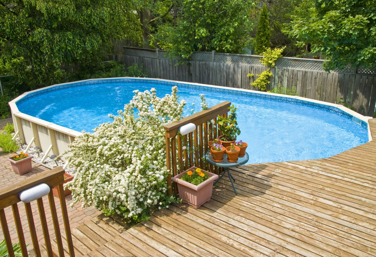 Creative Landscaping Ideas For Your Above Ground Swimming Pool Lawnstarter