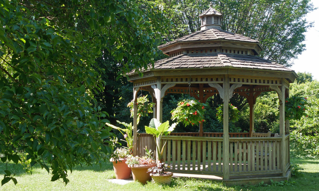 Backyard gazebo