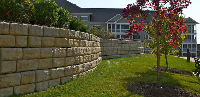 Privacy Retaining Wall