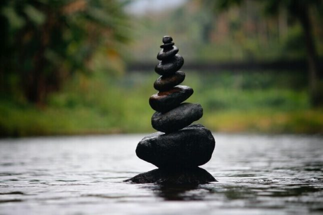 Japanese Rock Balancing