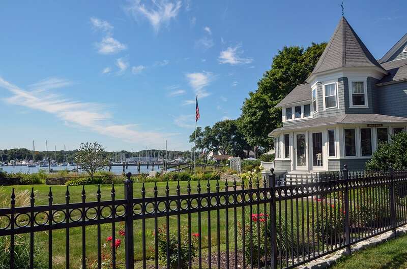 wrought iron fence