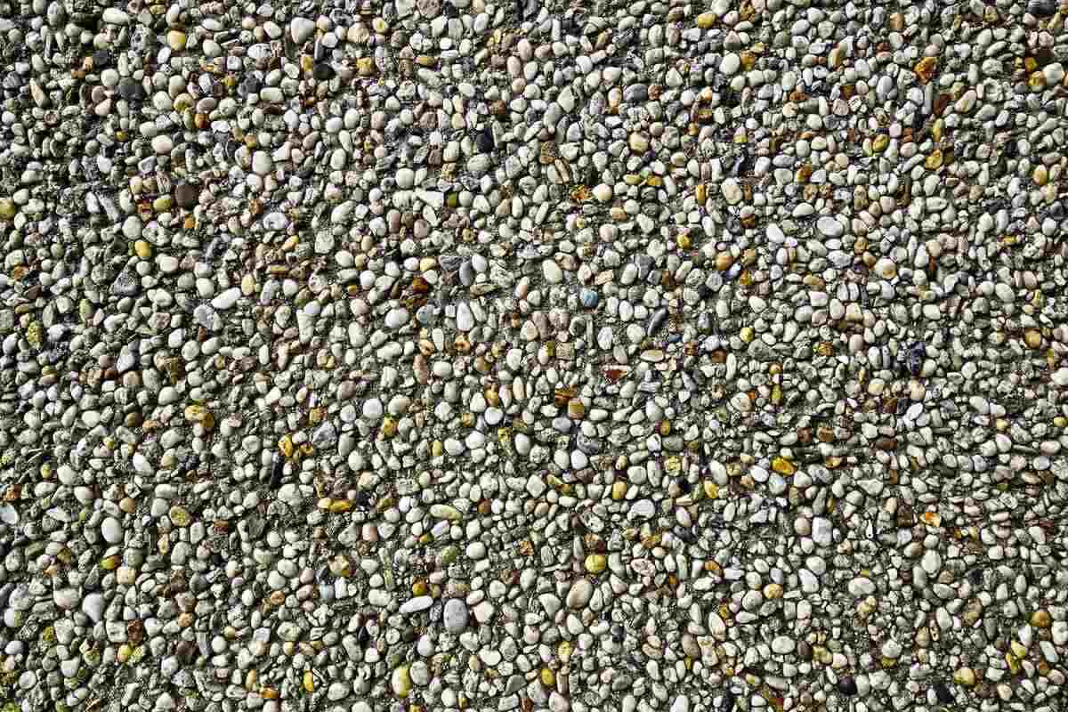 Close up of pea gravel