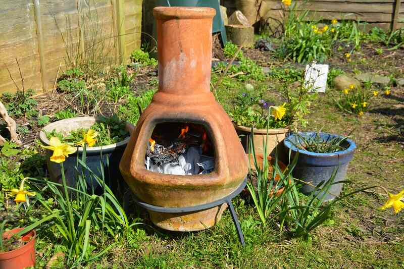 fire pot made of clay