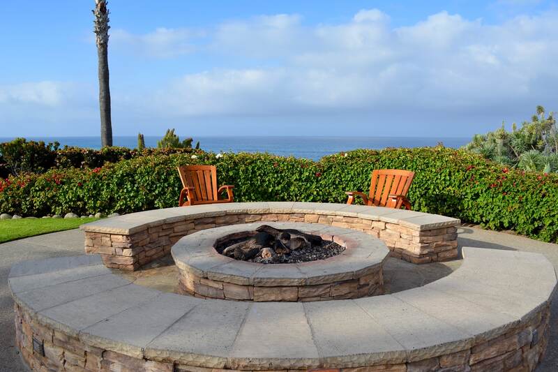 fire pit in outer place