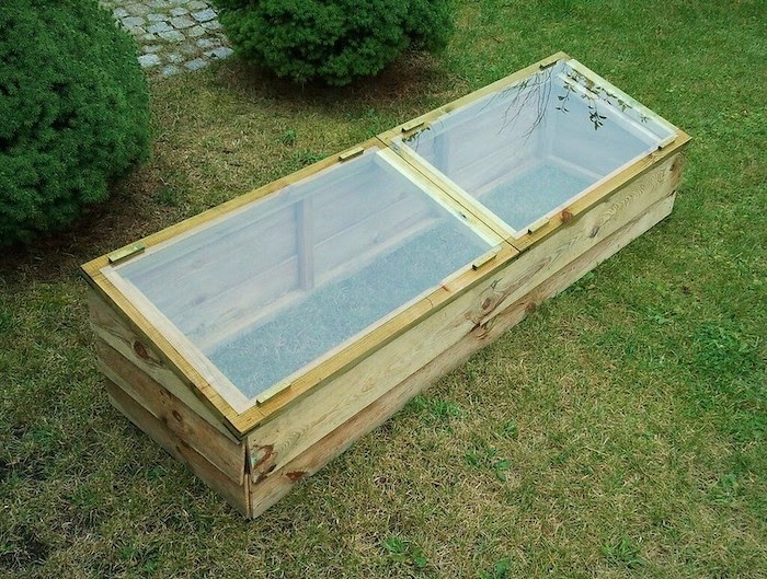 Large vegetable cold frame 