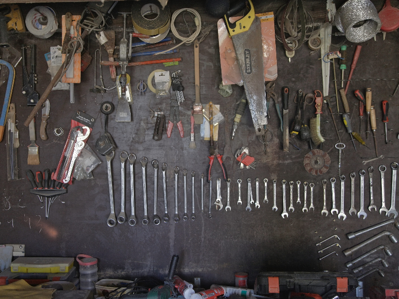 tools in a house