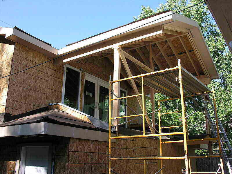 New front porch construction