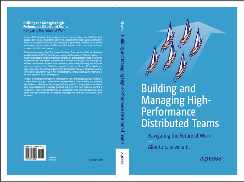 Book Cover of "Building and Managing High-Performance Distributed Teams" by Alberto S. Silveira Jr