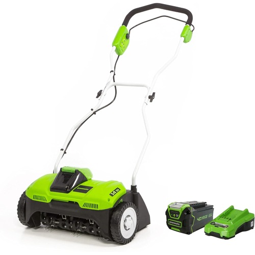 Greenworks 14-inch 40V Cordless Dethatcher (1)