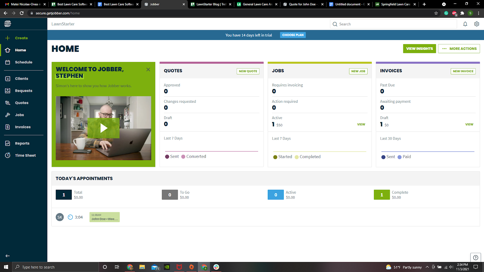 LawnPro vs Jobber Lawn Care Software Compared
