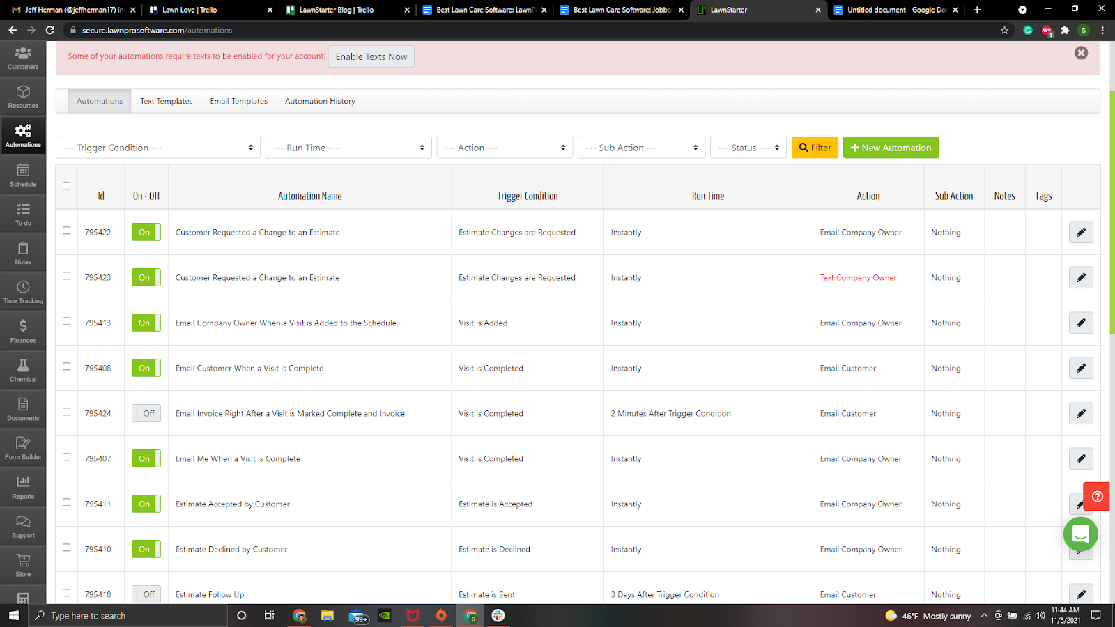 LawnPro vs Jobber Lawn Care Software Compared