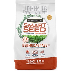 Pennington Smart Seed Bermudagrass Seed and Fertilizer Mix