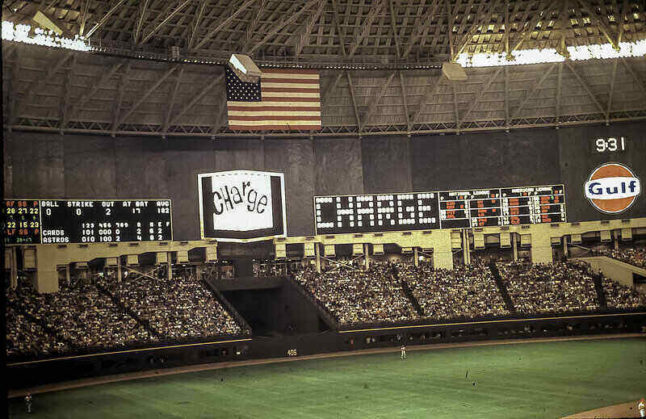AstroTurf at Houston Astrodome in 1969