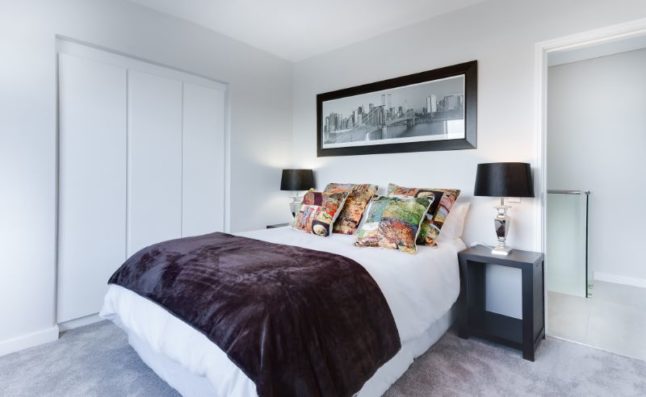 Clean Uncluttered Bedroom - Preventing  Bed Bugs