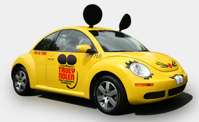 Truly Nolen mouse car