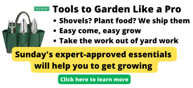 Ad to Garden Tools page on Get Sunday
