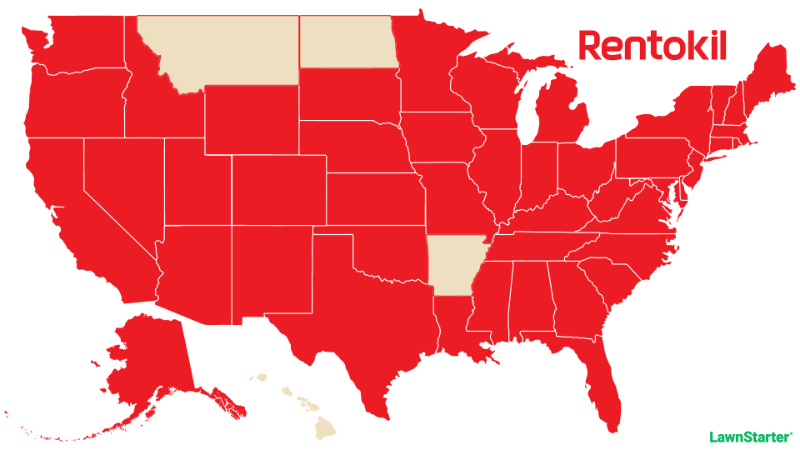 Rentokil Coverage Map