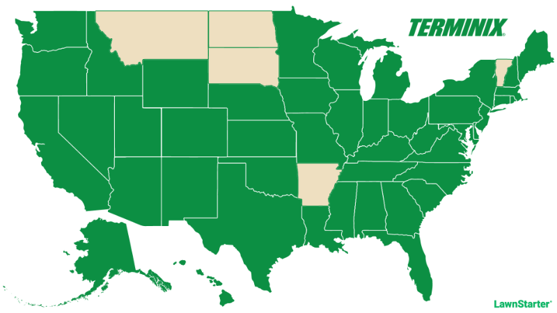 Terminix Coverage Map
