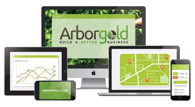  Arborgold screens on computer, smartphone, and tablets 