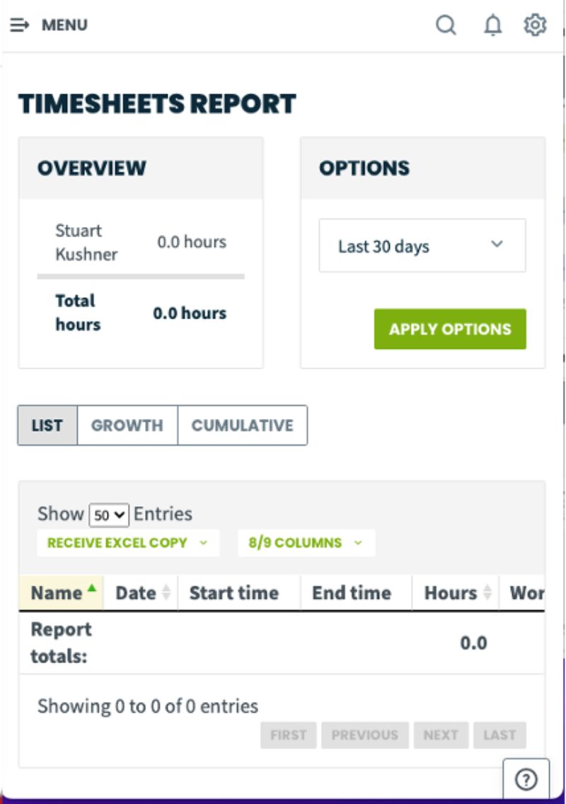 Jobber - Timesheets