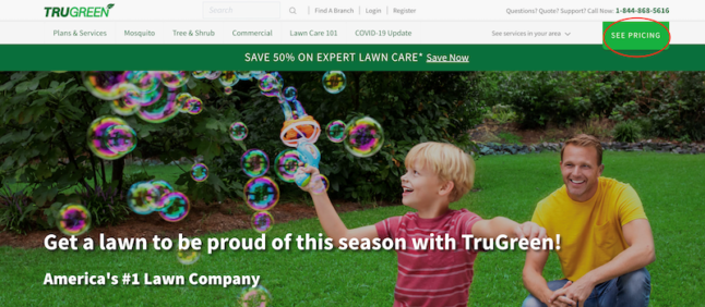 TruGreen Pricing Plan