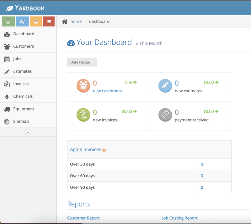 Yardbook Dashboard