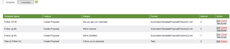 Arborgold pre install templates