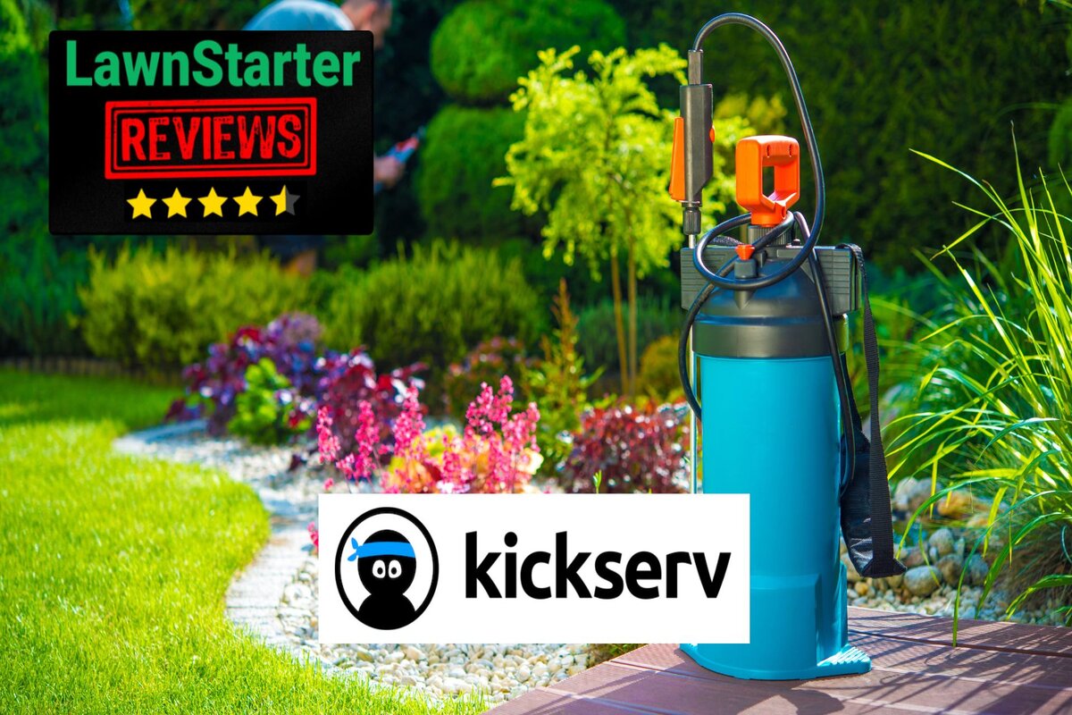 Text: Kickserv Software Review | Background Image: Pest control Service