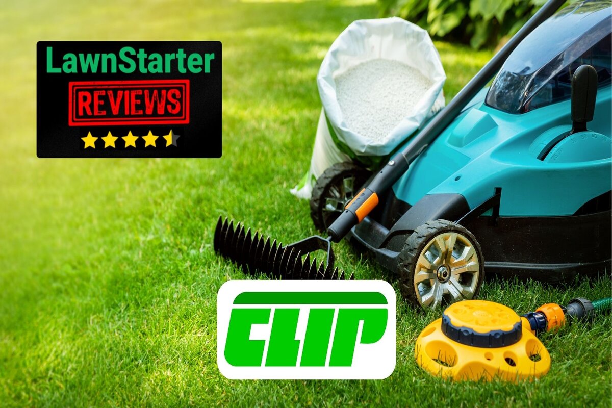 Clip Software review | Bakcground Image lawn care products on grass