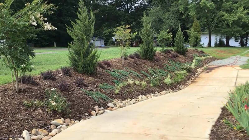 Mulch your slope