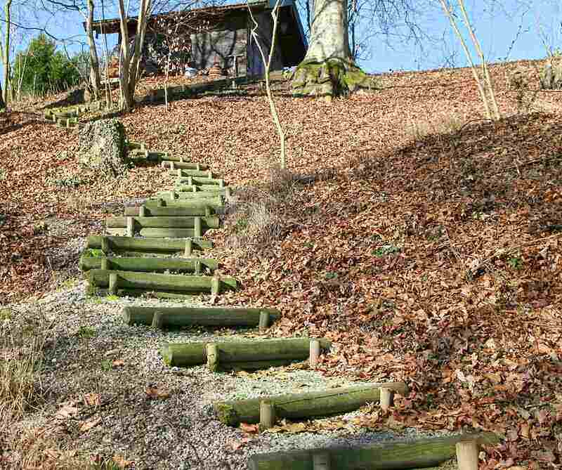 Wooden stairs