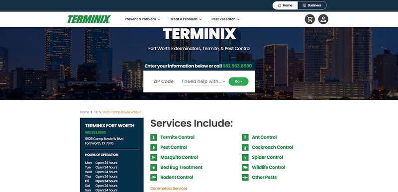 terminix home page