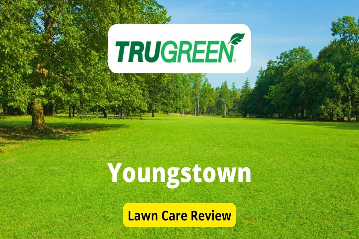 Text: Trugreen in Youngstown | Background Image: Green Field