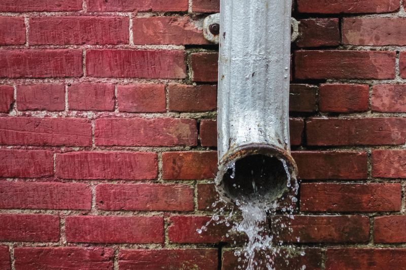 Downspout cleaning