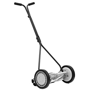 Great States 415-16 16-Inch 5-Blade Push Reel Lawn Mower, 16-Inch, 5-Blade, Silver