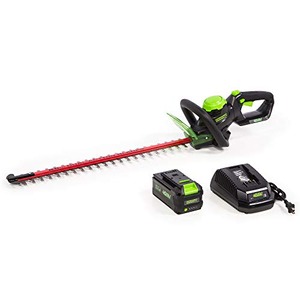 Greenworks 40V 24 inch Cordless Hedge Trimmer, 3.0Ah Battery and Charger Included, HT-240